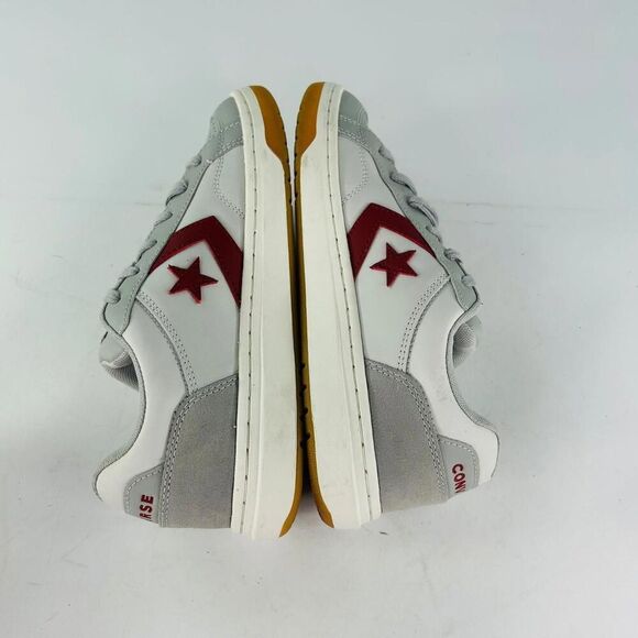 Converse Pro Blaze Classic Leather Suede Shoes US 9 Mens Gray Low Top Sneakers - Picture 5 of 15